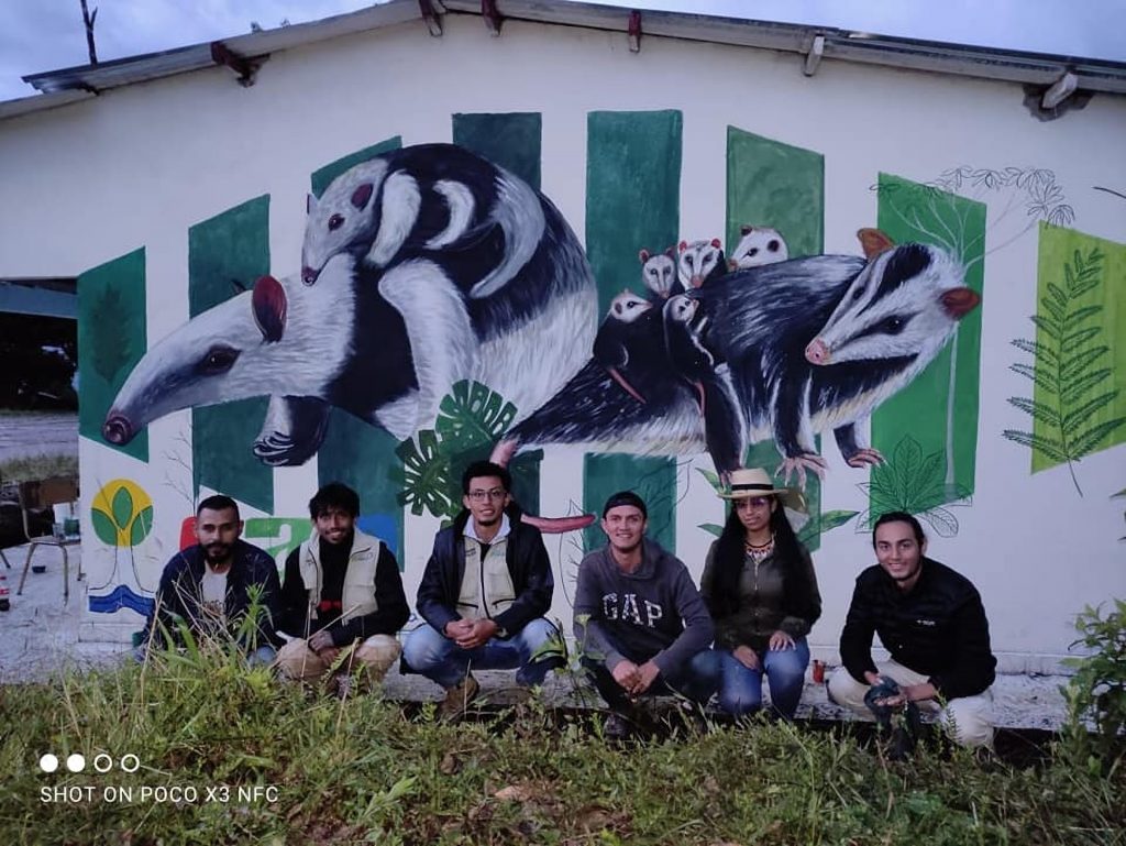 Mural Vereda El Paraíso, La Argentina, Huila - Antawara
