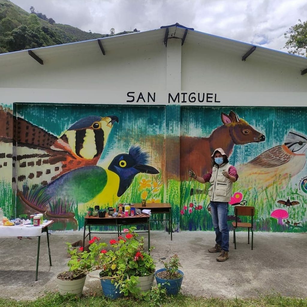 Mural Vereda San Miguel, El Pital, Huila - Antawara